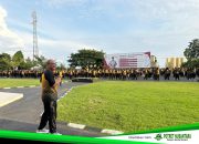 Kapolda Sulbar Pimpin Senam Bangun Gimistri & Aksi Bersih-Bersih Mako