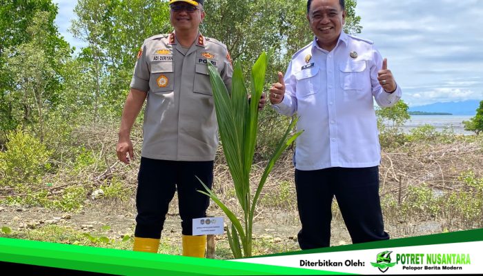 Kapolda Sulbar Hadiri Penanaman Pohon Kelapa, Dukung Ketahanan Pangan Berkelanjutan