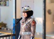 Semarak HUT Lalu Lintas & Hari Jadi Polwan, Polwan Polda Sulbar Sosialisasi Keselamatan di SMPN 2 Mamuju