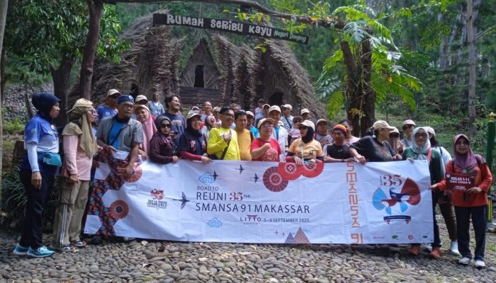 Temu Nasional IV Smansa Makassar: Reuni Berbalut Nuansa Jepang