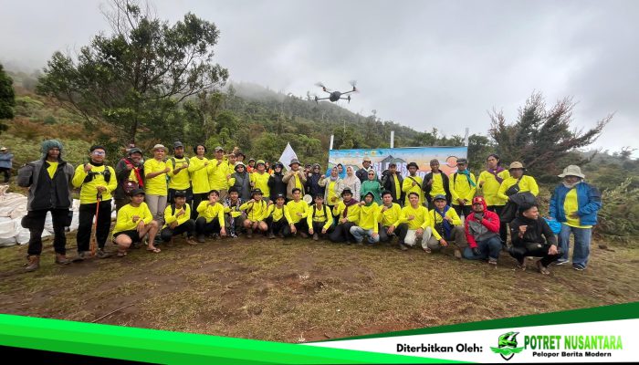 Mapala Reinkarnasi Sulbar Ikut Aksi Bersih Bawakaraeng, Resmikan Fasilitas Pendaki