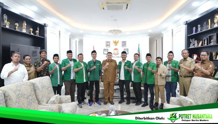 Munafri Ajak GP Ansor Jadi Mitra Strategis Pemberdayaan Pemuda Makassar