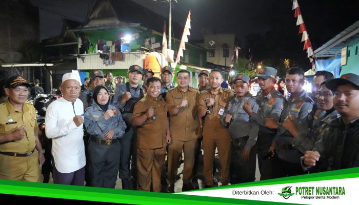 Cegah Gangguan Kamtibmas, Appi Tinjau Poskamling Bersama Satlinmas