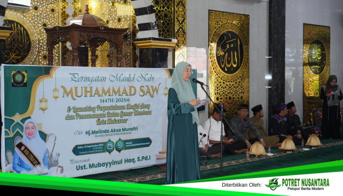 Melinda Aksa Dorong Literasi Lewat Masjid