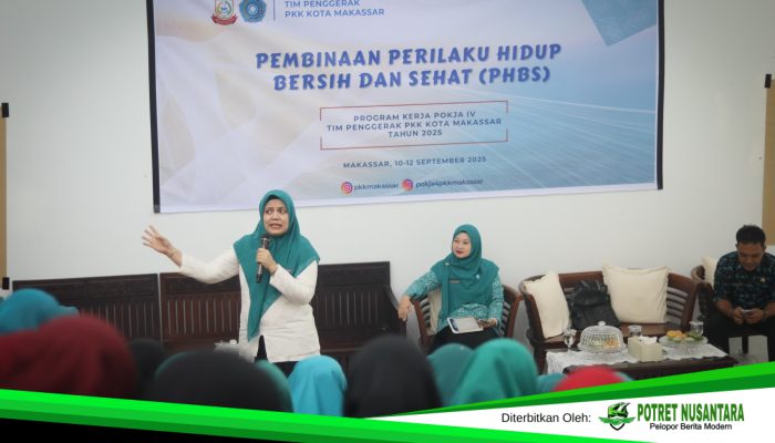 Pokja IV TP PKK Makassar Gelar Pembinaan PHBS, Bahas Pengelolaan Sampah Berkelanjutan