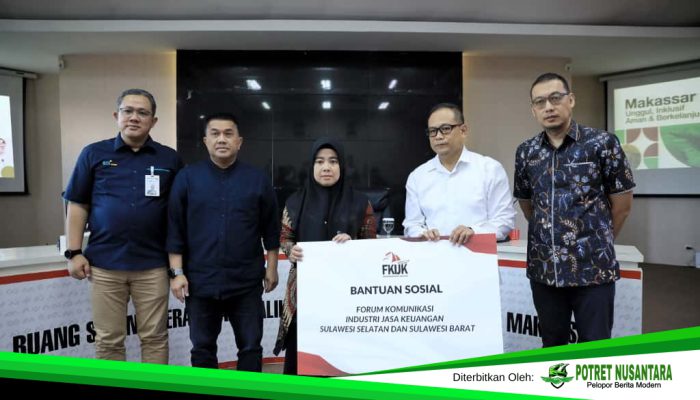 Sekda Zulkifly Apresiasi FKIJK, Berikan Bantuan Sosial ke Keluarga Korban Kerusuhan DPRD Makassar
