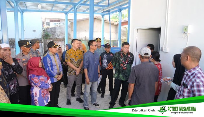 Solusi Bagi Nelayan, Wali Kota Munaf Tinjau Pabrik Es Pertama di Barrang Lompo