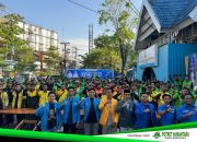 Ratusan Paket Sembako untuk Ojol, KNPI Makassar Tunjukkan Kepedulian Nyata