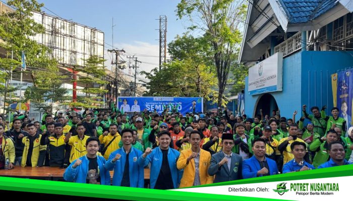 Ratusan Paket Sembako untuk Ojol, KNPI Makassar Tunjukkan Kepedulian Nyata