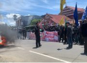 Massa Cipayung Plus Geruduk Polresta Mamuju, Tuntut Bebaskan 2 Aktivis yang Ditahan