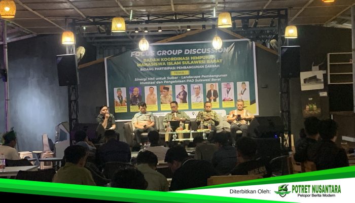 Badan Koordinasi HMI Sulbar Gelar FGD, Bahas Investasi dan Pengelolaan PAD Daerah