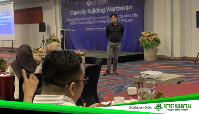 Capacity Building Wartawan BI Sulbar Hari Kedua Bahas Jurnalisme Ekonomi Era Digital