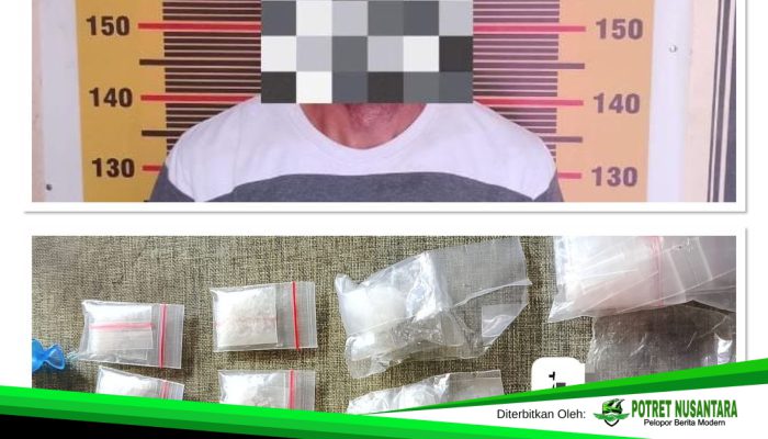Edarkan Sabu dari Pinrang ke Mamuju, Pria 47 Tahun Dibekuk Polisi