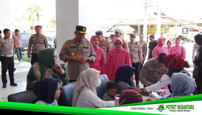 Ditlantas Polda Sulbar Gelar Bakti Kesehatan dan Baksos Meriahkan HUT Lalu Lintas ke-70