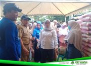 Suraidah Pantau Gerakan Pangan Murah di Sumare, Harga Disubsidi Hingga 30%