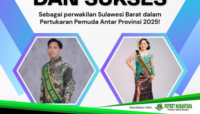 Dua Pemuda Sulbar Lolos PPAP 2025, Siap Perkenalkan Budaya di Pentas Nasional