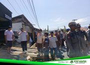 Satpol PP Sulbar Ultimatum Bangunan di Atas Drainase dan Bahu Jalan Jalan RE Martadinata Mamuju