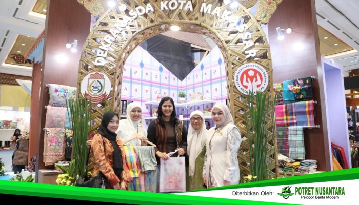 Satu-Satunya dari Sulsel, Booth Dekranasda Makassar Pikat Pengunjung Inacraft