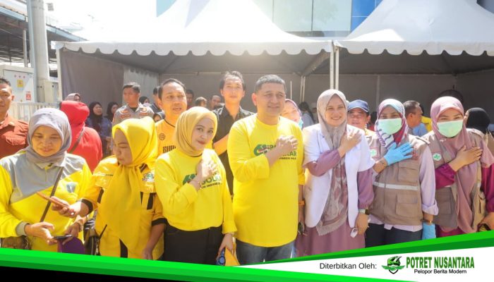 HUT ke-61 Partai Golkar, DPD II Golkar Kota Makassar Gelar Pasar Murah
