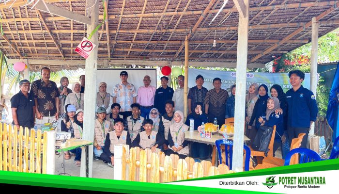 Mahasiswa Unhas Kembangkan Padi Apung untuk Warga Pesisir Pangkep