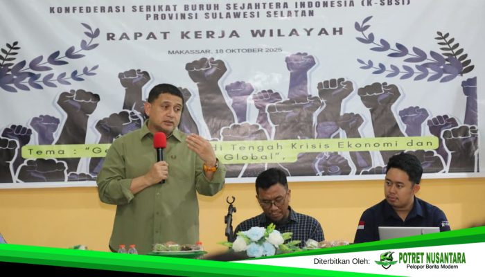 Rakerwil KSBSI Sulsel: Munafri Pastikan Perlindungan Pekerja Buruh, Berikan Hak di Program Jaminan Hari Tua