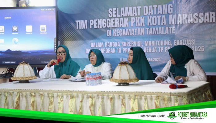TP PKK Kota Makassar Apresiasi Inovasi TP PKK Kecamatan Tamalate dalam Pelaksanaan Program Pemberdayaan