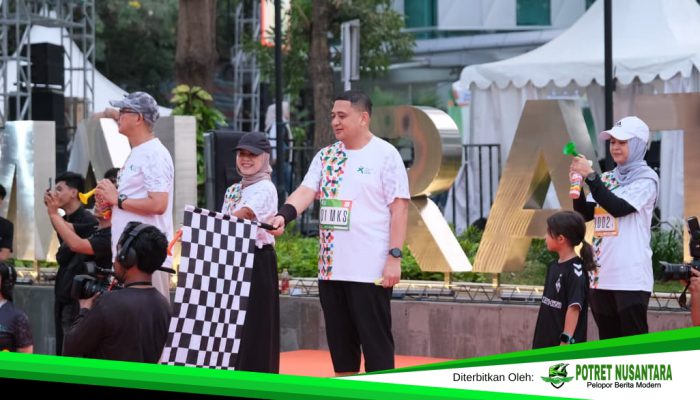 Berlari Bersama Warga, Munafri Serukan Gaya Hidup Sehat di Kalla Run 2025