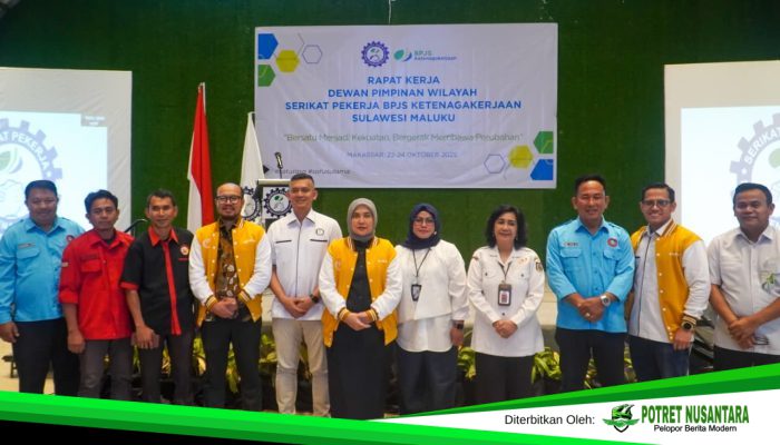 Aliyah Mustika Ilham Hadiri Rakerwil SP BPJS Ketenagakerjaan Sulawesi-Maluku