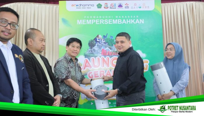 Munafri Apresiasi Dukungan Umat Buddha dalam Gerakan Lingkungan Berbasis Biopori