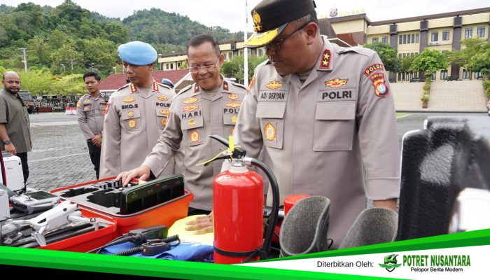 Kapolda Sulbar Tinjau Kesiapan Peralatan dan Personel SAR Hadapi Cuaca Ekstrem di Mamuju
