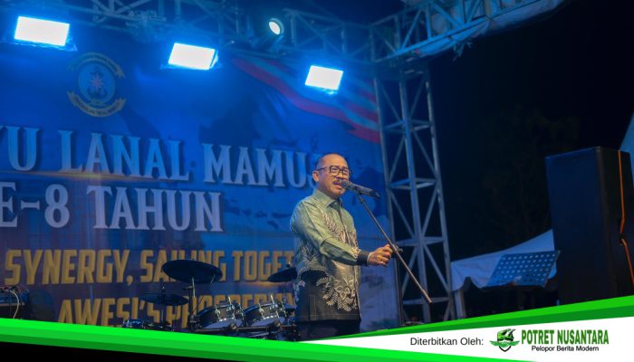 Hadiri HUT ke-8 Lanal Mamuju, SDK Harap Pangkalan Laut Sulbar Naik Status