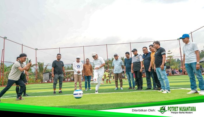 SDK Resmikan Lapangan Mini Soccer All Star, Cetak Bibit Muda Kalukku