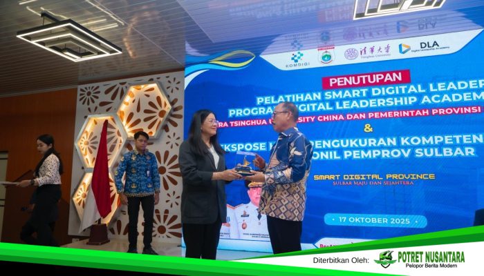 Gubernur Sulbar Tutup Pelatihan Smart Digital Leadership Academy untuk ASN