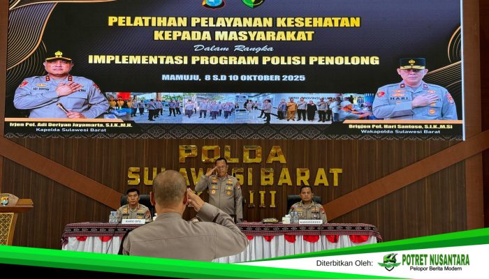 Wakapolda Sulbar Buka Pelatihan Layanan Kesehatan, Perkuat Polisi Penolong yang Humanis