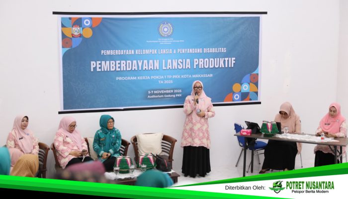 TP PKK Kota Makassar Dorong Terbentuknya Sekolah Lansia Produktif di Setiap Kelurahan