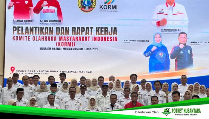 KORMI Polewali Mandar 2025-2029 Resmi Dilantik, Dorong Gerakan Olahraga Masyarakat hingga ke Desa