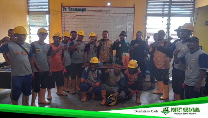 Perumda Pasar Makassar dan PU Makassar Bersinergi Atasi Genangan di Pasar Pannampu