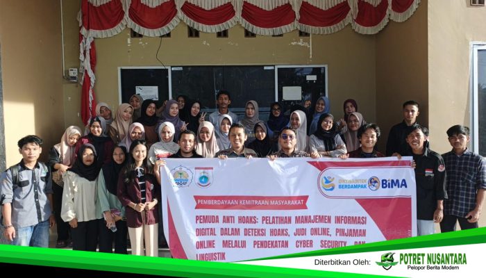 Unsulbar dan Karang Taruna Nannas Latih Pemuda Sendana Tangkal Hoaks dan Risiko Digital