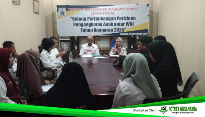 Dinsos Polman Dampingi Sidang PIPA, Pastikan Proses Pengangkatan Anak Sesuai Regulasi