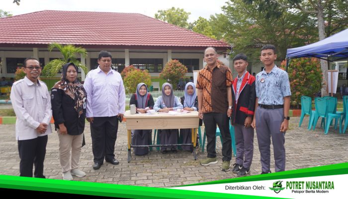 Pilketos SMAN 1 Polewali Jadi Ajang Pendidikan Demokrasi, KPU Polman Beri Pendampingan