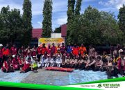 Simulasi Aman Bencana di SMAN 2 Polewali: Kolaborasi Damkar-BPBD-PMI Latih Siswa Siaga