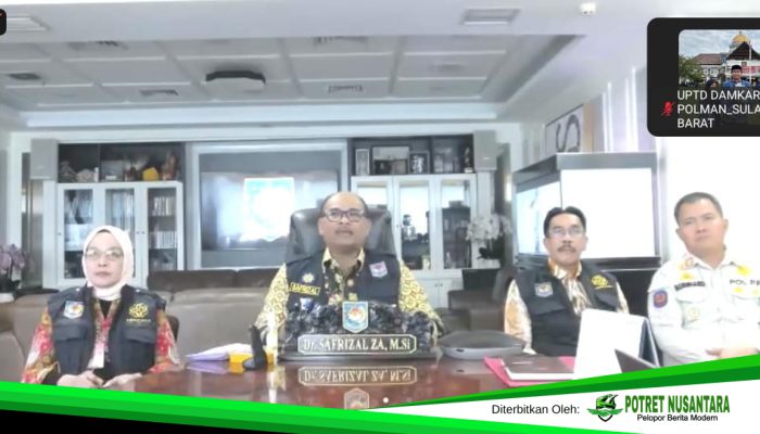 Damkar Polman Ikuti Rakor Nasional Kesiapsiagaan Bencana Hidrometeorologi
