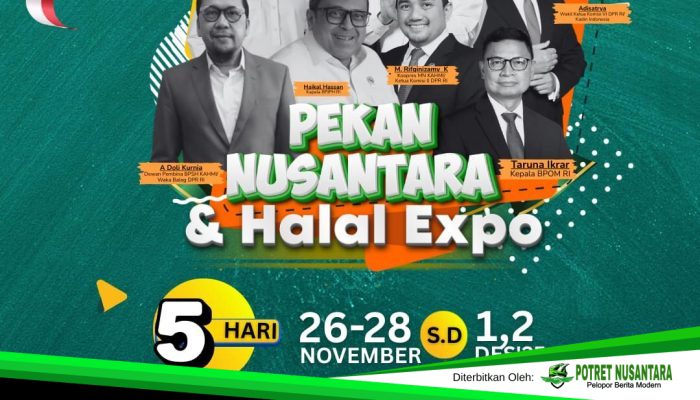 Pekan Nusantara dan Halal Expo Siap Digelar 26 November s.d. 2 Desember 2025 di Wisma Kemenpora