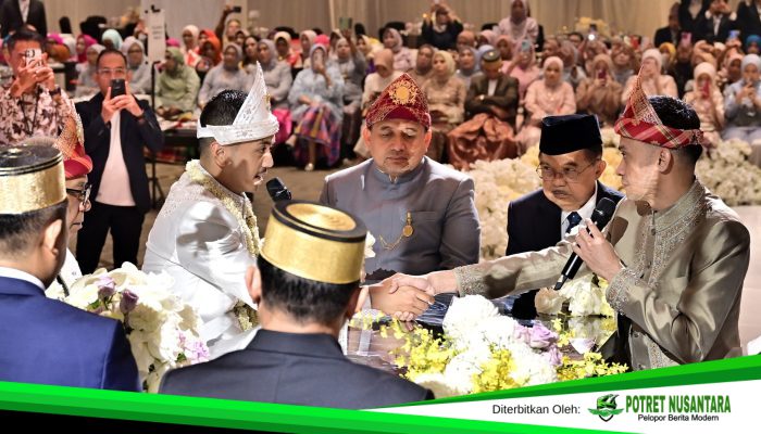 Jusuf Kalla, Komjen Fadil Imran hingga Munafri Arifuddin Saksikan Akad Nikah Zulfiqar-Roida di Makassar