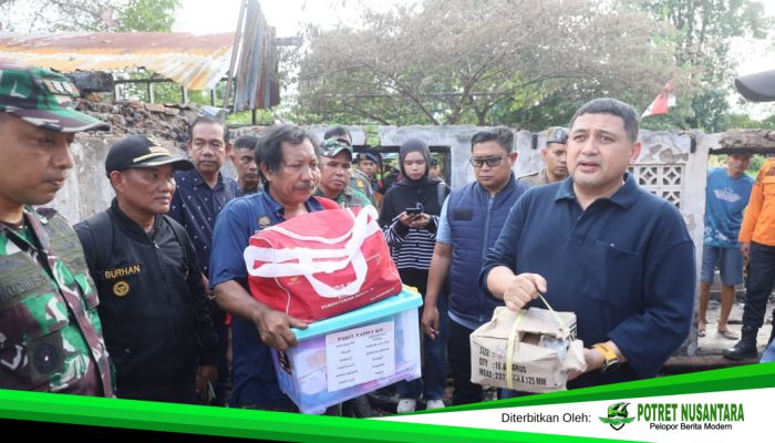 Perhatian Penuh Wali Kota Munafri Bawa Langsung Bantuan ke Lokasi Kebakaran Tallo dan Temui Warga