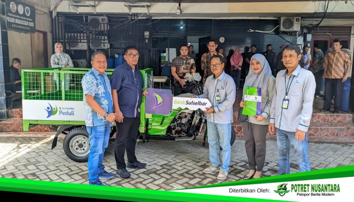 Perumda Pasar Makassar Terima Bantuan CSR Bank Sulselbar untuk Tingkatkan Pelayanan Pasar