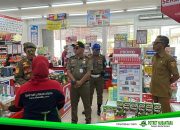 Satpol PP Polman dan Bagian Ekonomi Setda Polman Sosialisasikan Aturan Baru Penataan Toko Swalayan