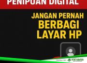 Cegah Penipuan Digital, CIM Polman Ingatkan Warga: “Jangan Pernah Berbagi Layar HP!”