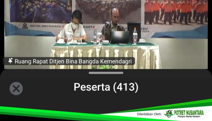 Damkar Polman Ikuti Rakornas Kemendagri Bahas Pembagian Urusan Trantibumlinmas