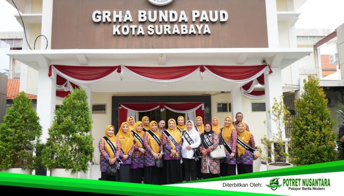 Bunda PAUD Kota Makassar Lakukan Kunjungan Silaturahmi ke Grha Bunda PAUD Surabaya dan TPA Gemes